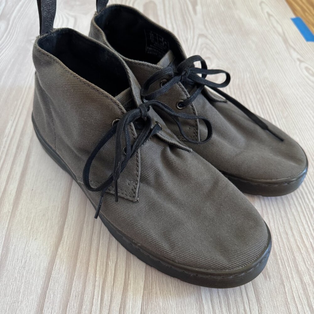 Dr. Martens Mayport Grey Twill Canvas Sneaker